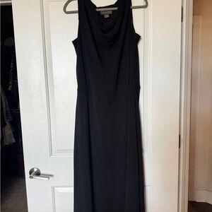 Lane Bryant Y2K Black Bias Cut Maxi Dress